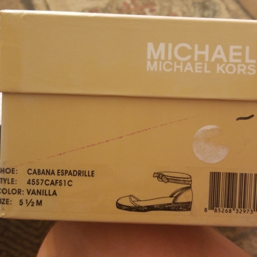 New Michael Kors cabana espadrilles 5.5